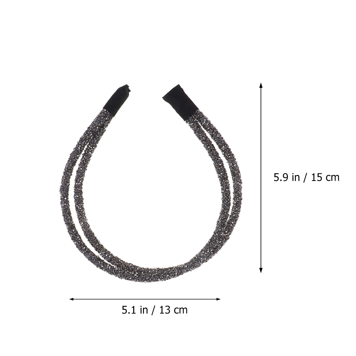 

3 Pcs Vintage Headband Simple Hair Hoop Hairband Rhinestone Headbands for