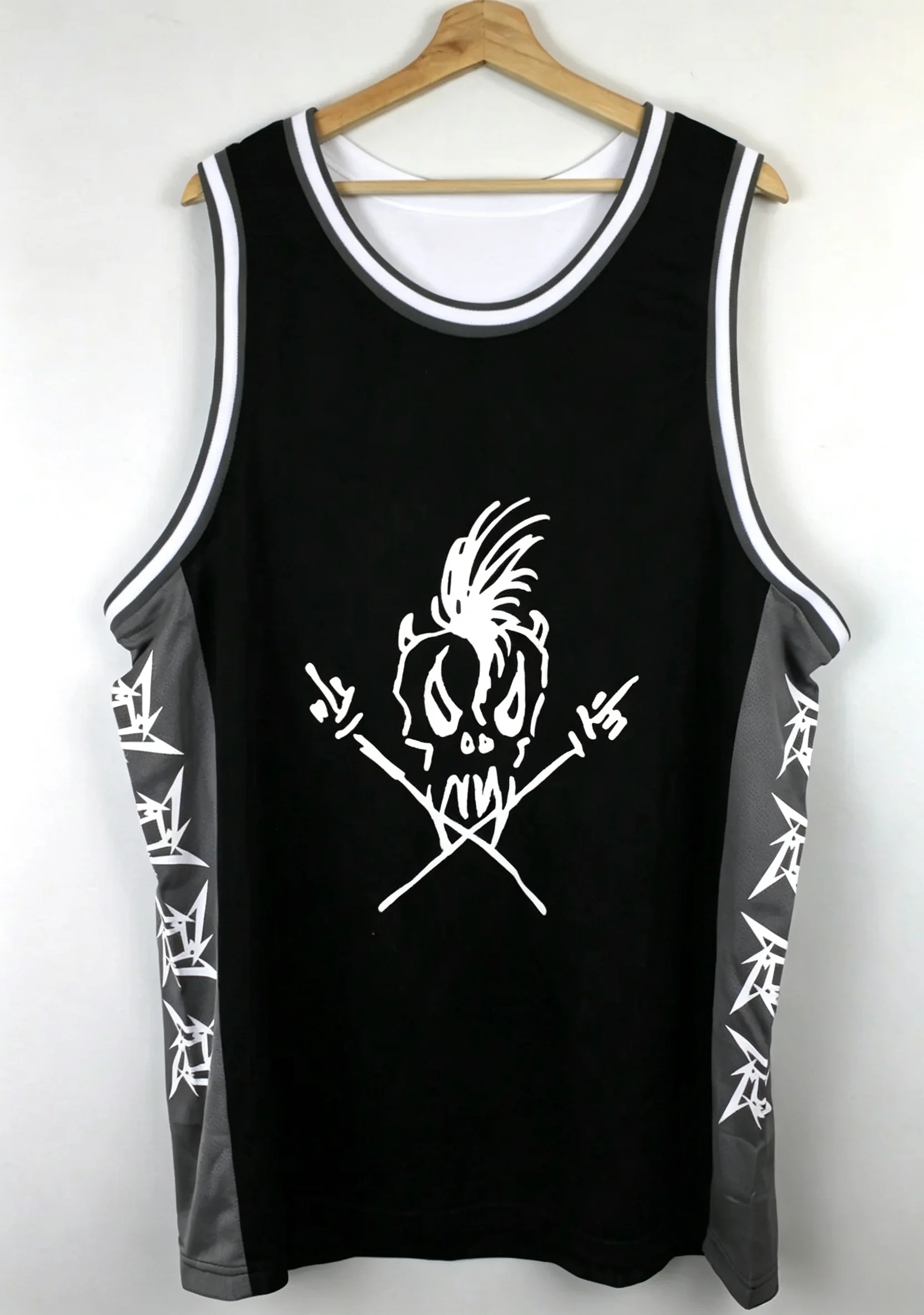 2026 Metallica Album Basketball-Trikot Ärmellose Weste, Sommer Herren Y2k M72 Tour Rock Mode Schnelltrocknendes Sweatshirt Singlet – Detail 6