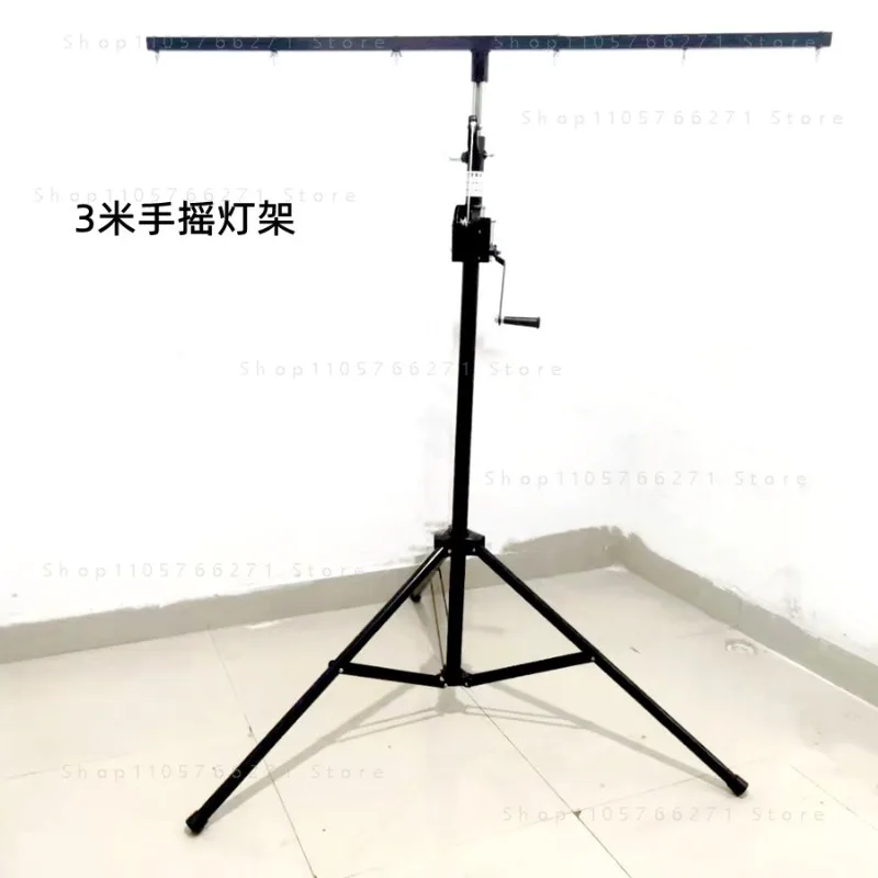 Lighting Adjustable Tripod Stand with Top T Bar for Stage Light Bracket Height Adjustment 3 M