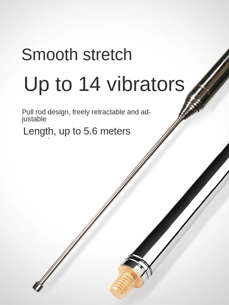 Imagem -03 - Antena de Whip Pull Rod para Rádio hf Positivo v gp Yagi Antena Faça Você Mesmo M10 5.6m Pcs Aço Inoxidável