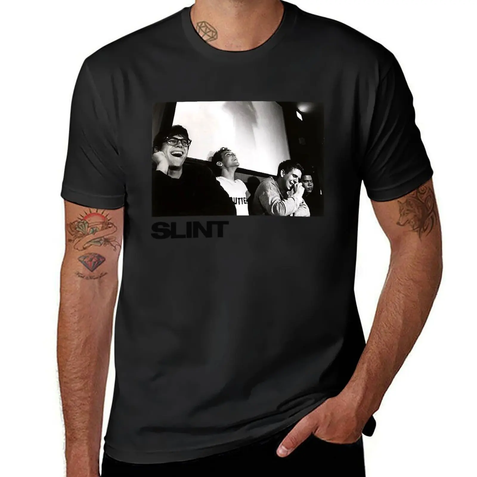 Slint Band T-shirt quick drying sweat boys whites mens t shirts pack