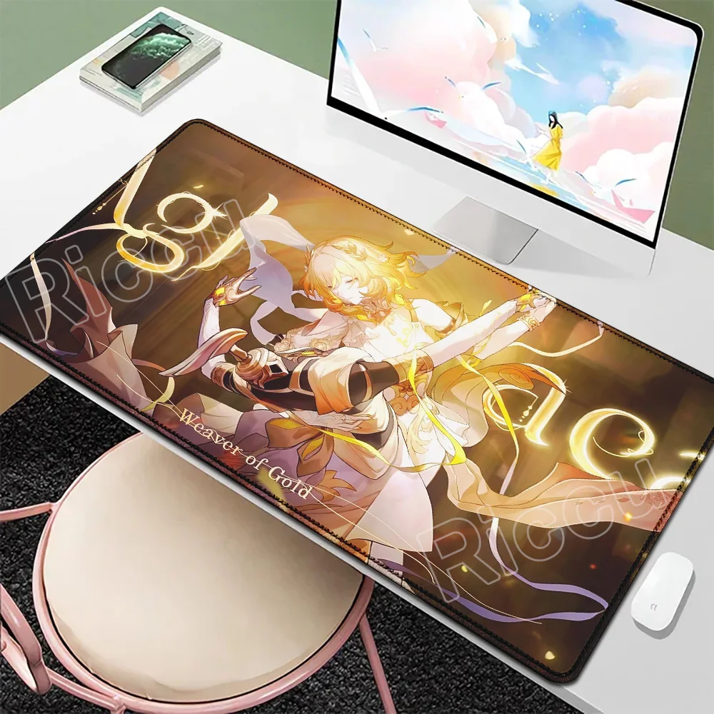 

Aglaea Cipher Honkai Star Rail Mouse Pad PC XXL Keyboard Rug Laptop Gaming Mousepad Computer Anime Gamer Cabinet Desk Mouse Mats