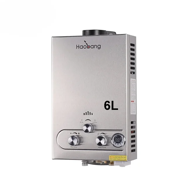 -In Stock Trending Hot Product 6L Camping Caravan Instant Tankless LPG Gas Water Heater