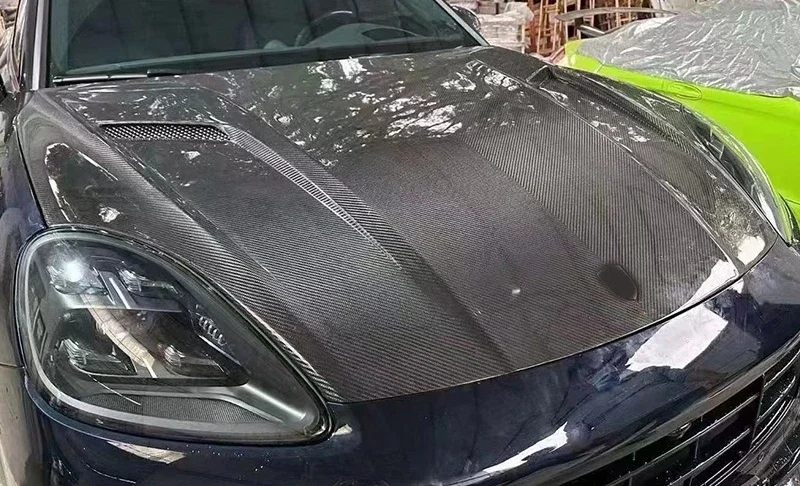 For Porsche Cayenne 9Y0 Tehrat Hood Modification Hood Hood Enclosure Auto Parts