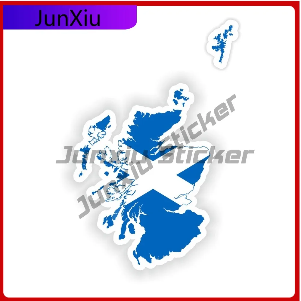 

Scotland Map Flag Silhouette Vinyl Sticker Graphics New Car Stickers Decorative Decals Suv Covers Outdoor Bumper Sticker Funny