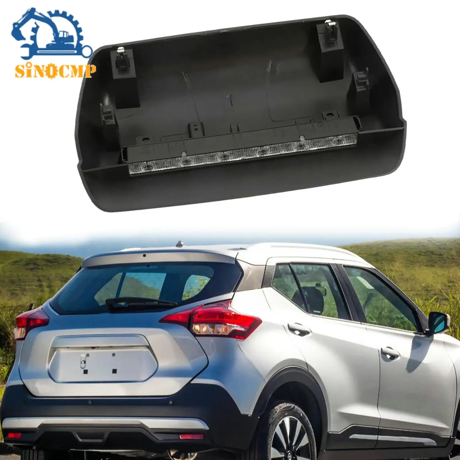 

1Pcs 26590-5RA0A High Mount Third Brake Light For Nissan Kicks 2017-2020 Automotive exterior accessories High Mount Brake Light