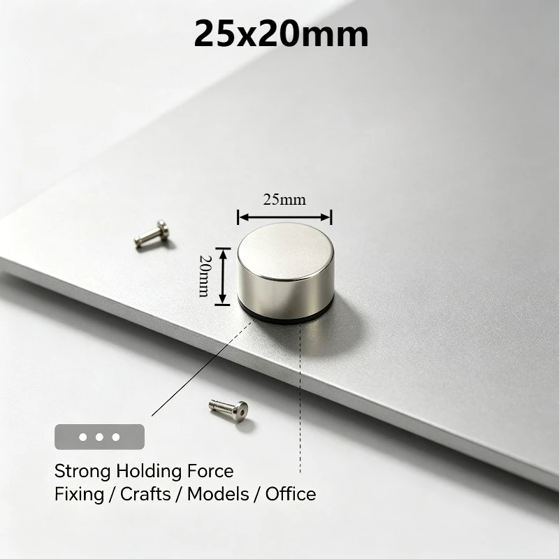 25x20 mm Round Disc Neodymium Magnet 25*20 mm Permanent NdFeB Magnet for DIY Handmade Home Decor Crafts 25*20mm