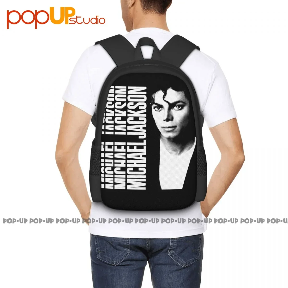 1988 Michael Jackson Tour Backpack Large Capacity Print Creative Personalised Bags For Travel