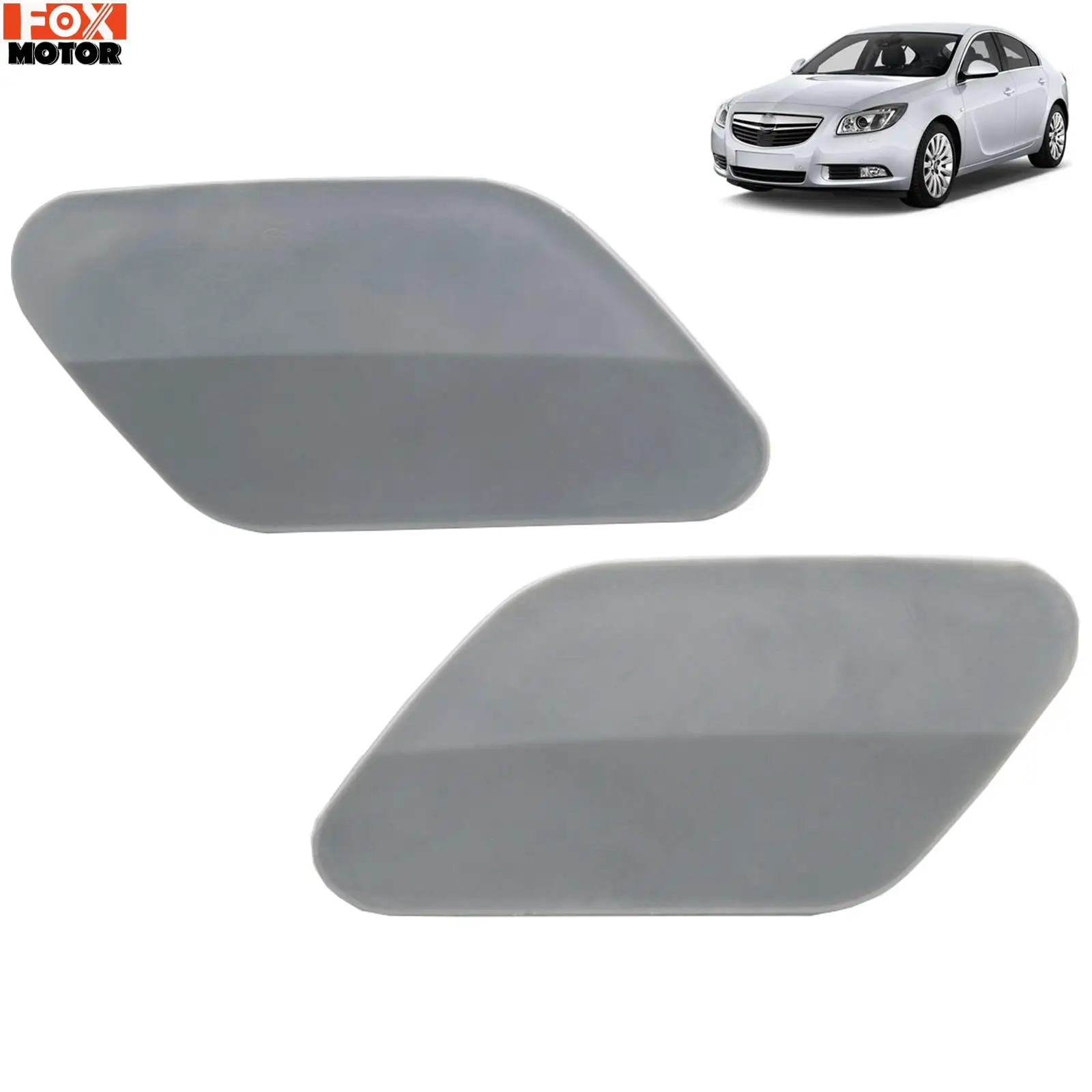 ل فوكسهول أوبل إنسيجنيا A 2008-2013 غطاء فوهة غسالة المصباح 20998581 غطاء المصد الأمامي RH LH غير مطلي 1452018 1452017 #2