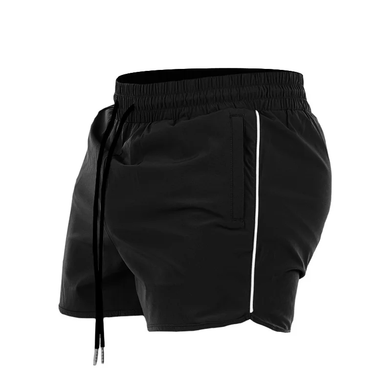 2024 estate nuovi pantaloncini sportivi a tre vie ad asciugatura rapida da uomo elastici Fitness Muscle jogging Fitness Training Fashion Shorts