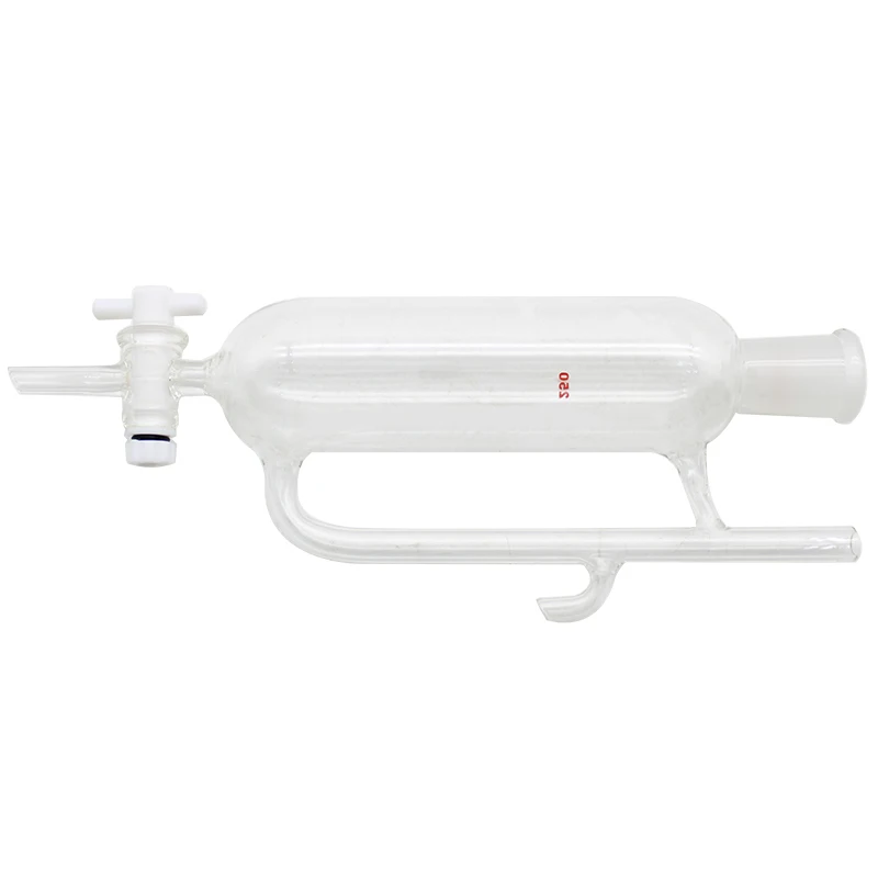 100ml-150ml Soxhlet Extractor Glass Collection Essential Oil Pure Dew Separatory Funnel Oil-water Separator Tube Bottle