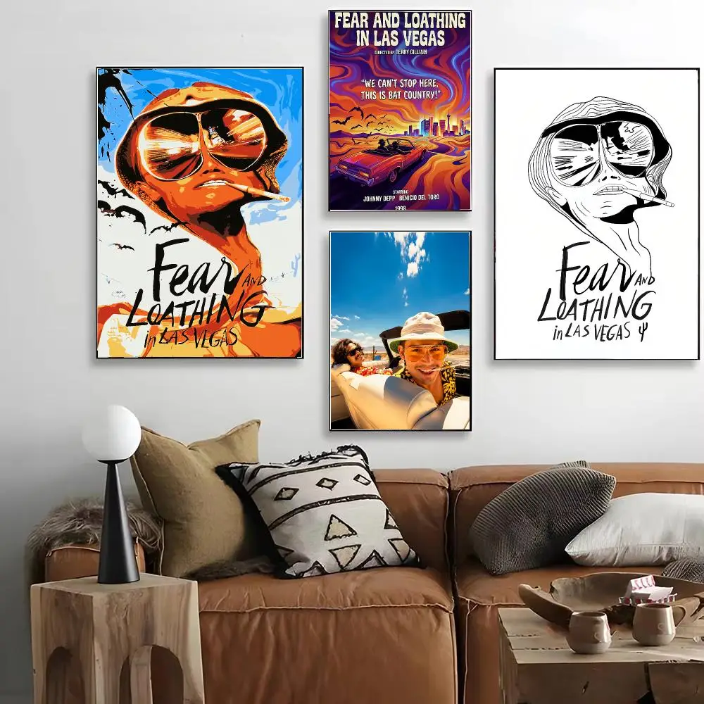 Fear and Loathing in Las Vegas Poster HD Decorative Wall Art for Living Room Bedroom Café Stylish Home Décor Gift