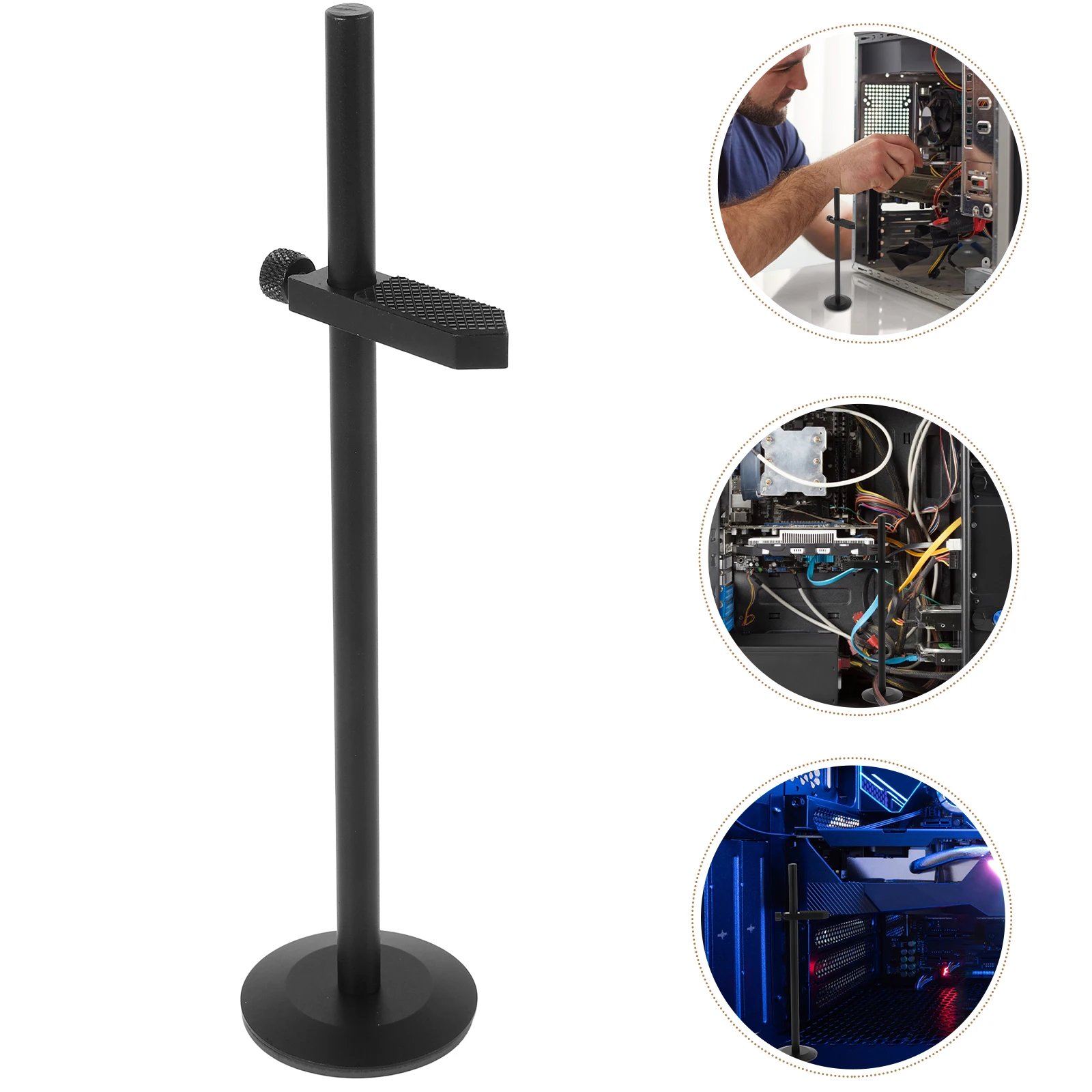 

Graphics Card Support Bracket Black Vertical Mount Gpu Holder St Anti Sag Bracket Computer Desk Pcs Aluminum Magnetic Base