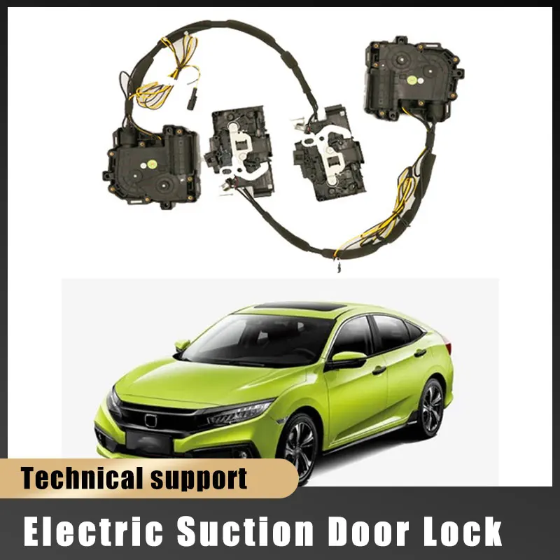 For Honda Civic 2016-2024 Electric suction door Automobile refitted automatic locks Car accessories Intelligence Suction door