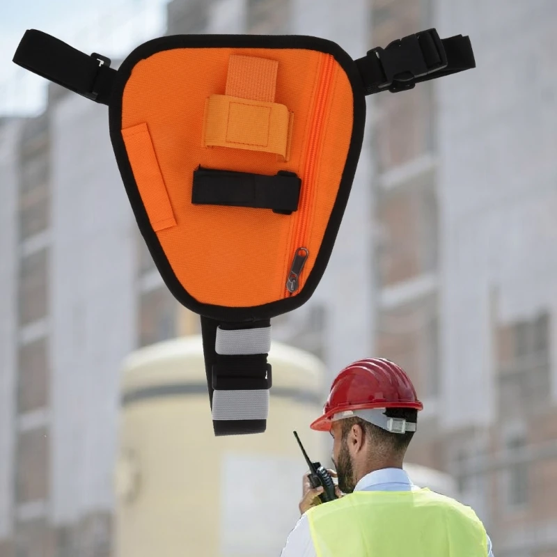 Voor Tweeweg Radio Walkie-Talkie Tactical-Vest Nylon Militaire Borst Uitrusten Holster Strap Met Verstelbare Schouder Stra