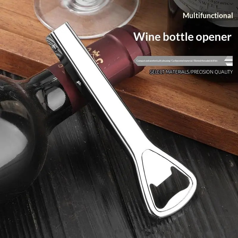 Heavy-Duty Stainless Steel Bottle Opener for Reliable Use in Restaurants and Bars