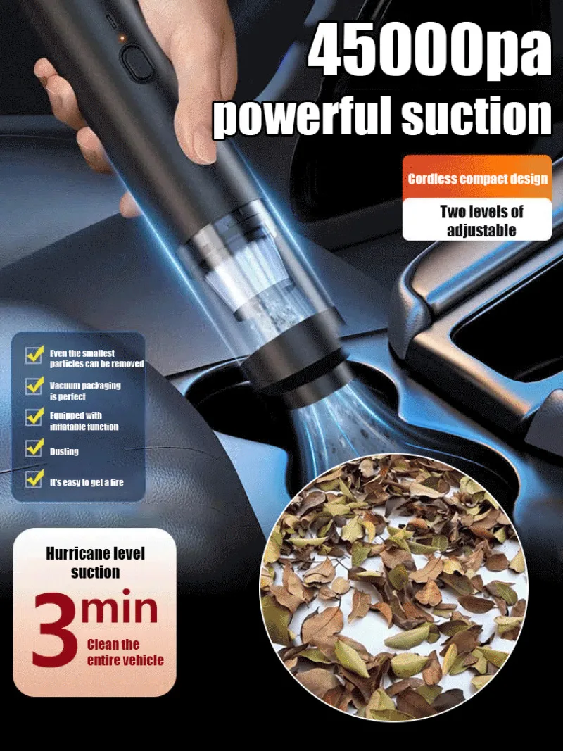 Highly effective cleaning Cleaning tools Cleaning equipment Portable and convenient Rechargeable Humanized Vacuuming