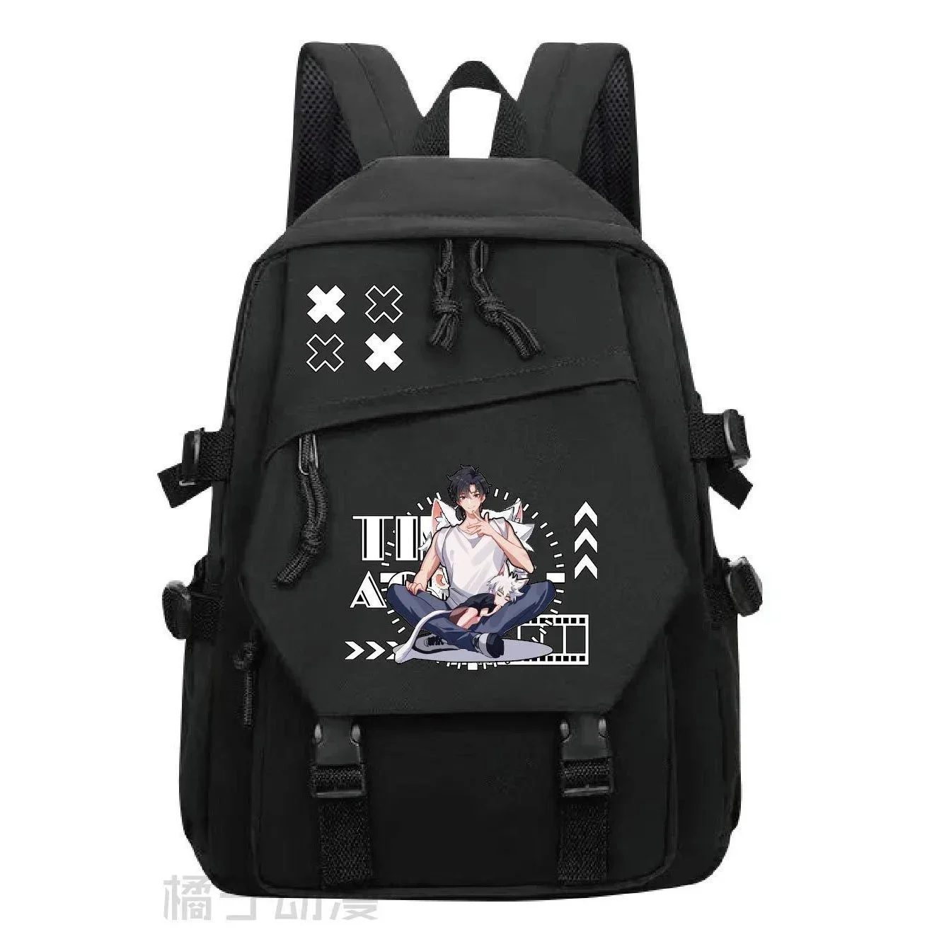 

Black White Pink Green, Link Click, Student Kids Teens School Bags, Large Capacity Mochilas Anime Backpacks for Girls Boys Gift