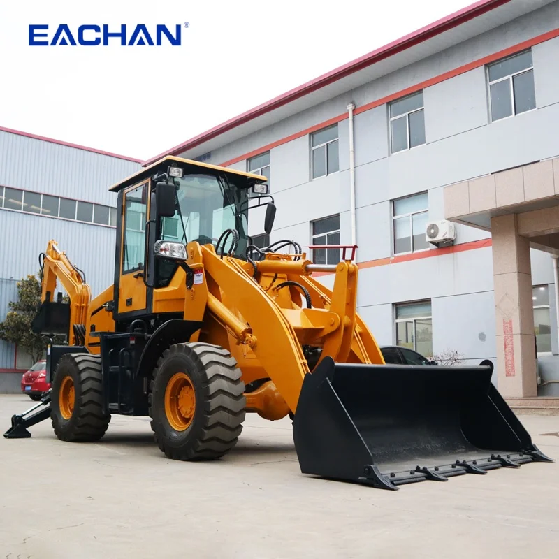 

Diesel Engine Wheel Backhoe Loader Earth-moving Machinery Hydraulic Backhoe Loader 4WD Articulated Backhoe Loader Customized