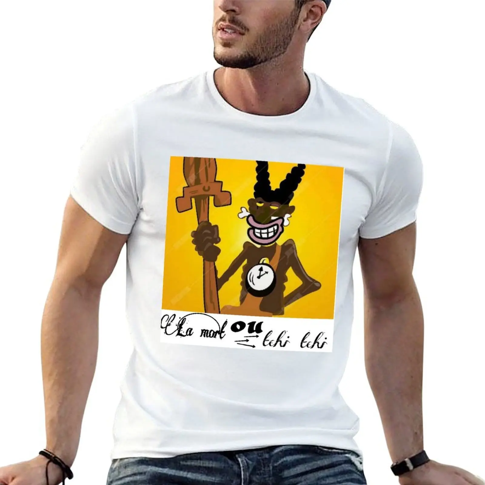 La mort ou tchi tchi T-Shirt kawaii clothes graphic tee shirt mens designer t shirt