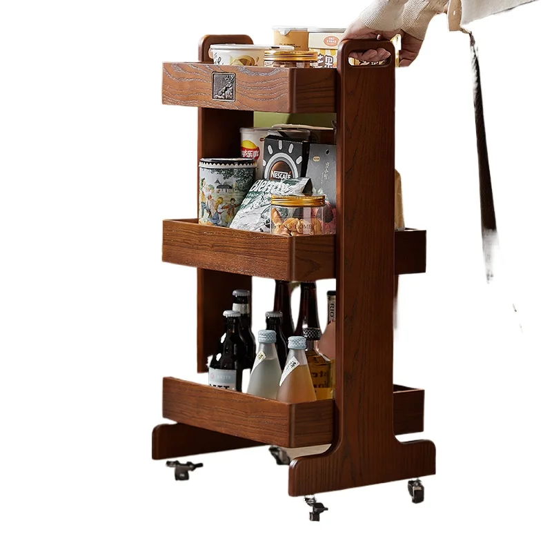 Scaffale per snack e bevande con carrello per fessure mobile con ruota