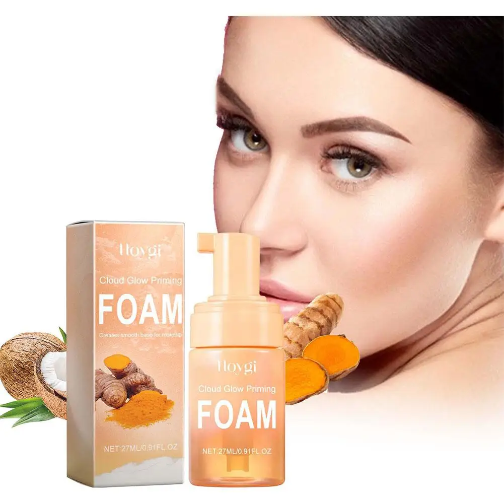 

Turmeric Toner Face Essence Moisturizing Face Primer Smoothing Serum Oil Control Face Invisible Makeup Base Pores Toner F9A4