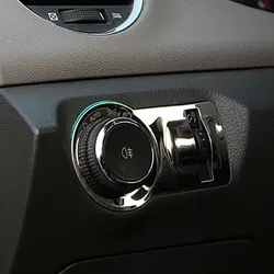 Car Headlight Switch Cover Sticker for Chevrolet Cruze Sedan Hatchback 2009 - 2014 Stainless Steel Head Lamp Trim Accessories