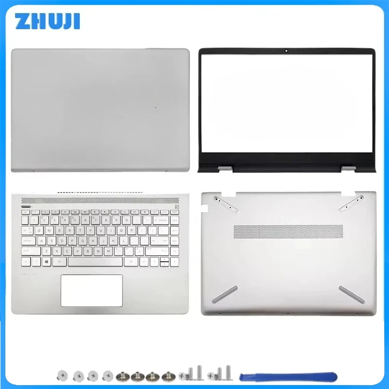 

For Pavilion 14-BF TPN-C131 New Laptop LCD Back Cover Front Bezel Palmrest Keyboard Bottom Case Top AM22R000320