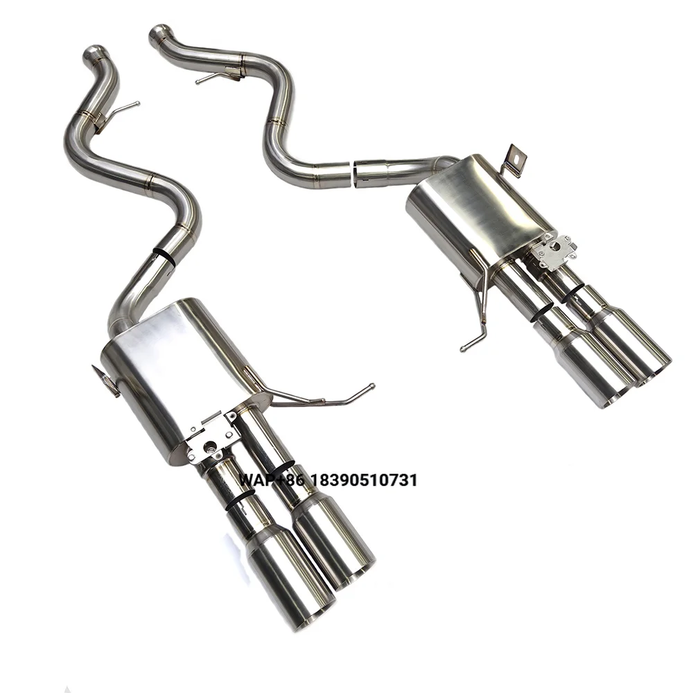 Exhaust Muffler Section for M3 E90 E92 E93 S65 V8 Engine Titanium Catback System with 1.2mm Thickness