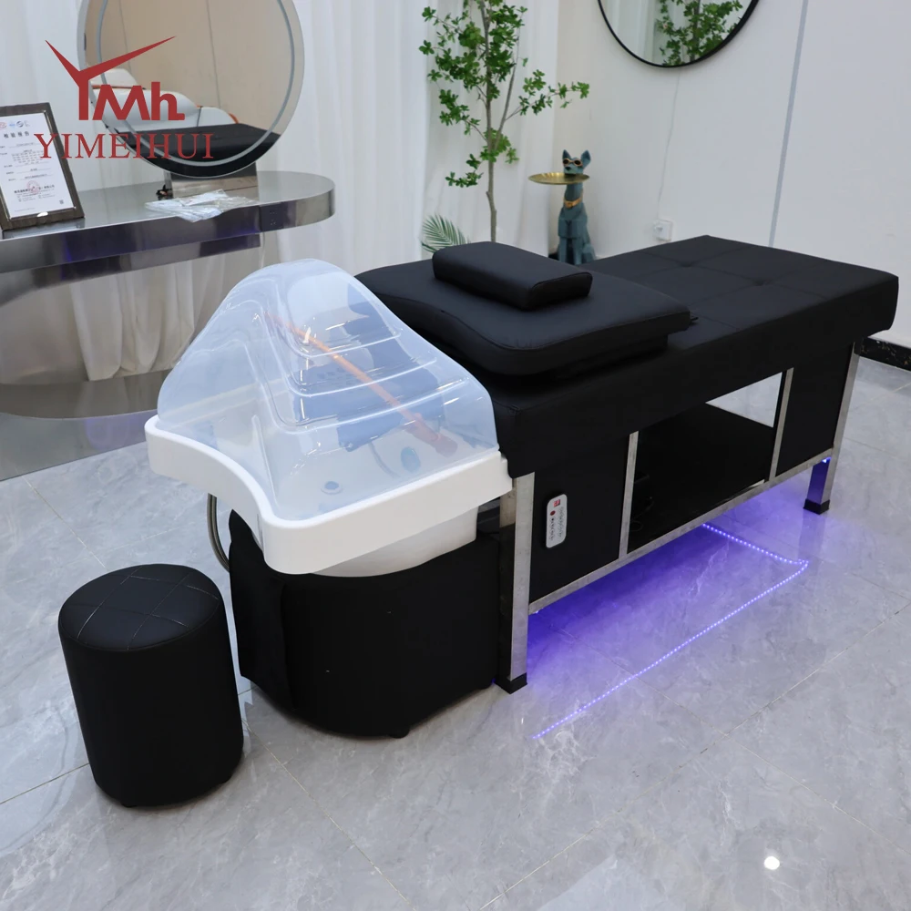 سرير استرخاء تايلاندي حصري للصالون، سرير شامبو لصالونات التبخير وتدوير المياه