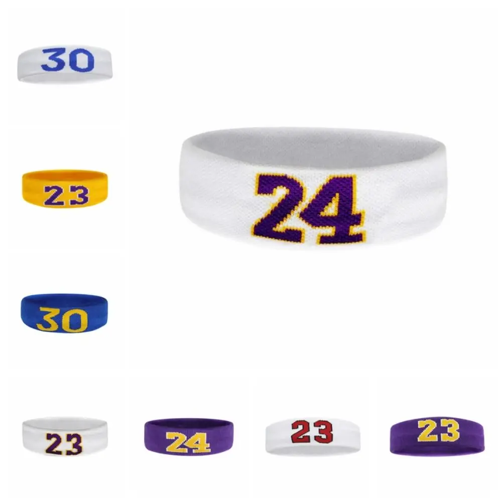

Sport Style Sweat-Absorbent Basketball Headband Elastic Breathable Running Headband Comfort Soft Sports Headband Adult/Kids