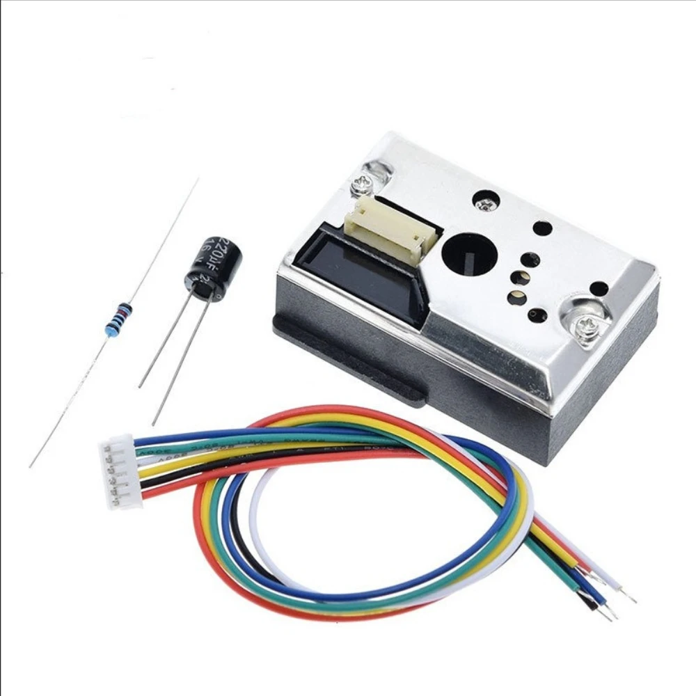 

Модуль датчика пыли PM2.5 GP2Y1014AU, замена GP2Y1010AU0F, с кабелем, для монитора качества воздуха Arduino