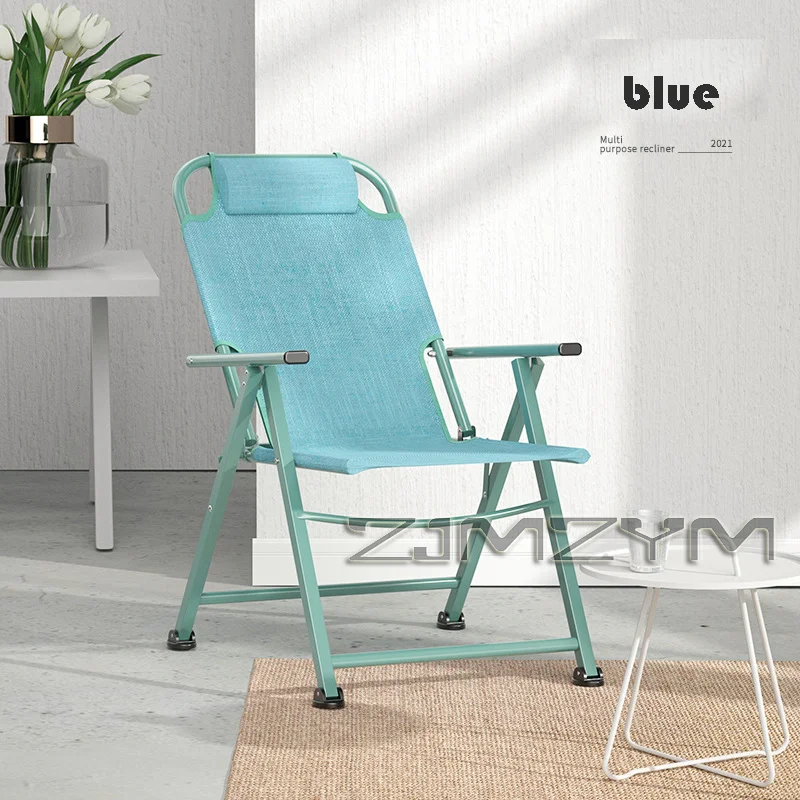 Outdoor Foldable Chair Camping Backrest Chair ,Oxford Cloth Sofa , 1-9 Gears Beach Fishing Chairs,Lazy Lunch Break Recliner