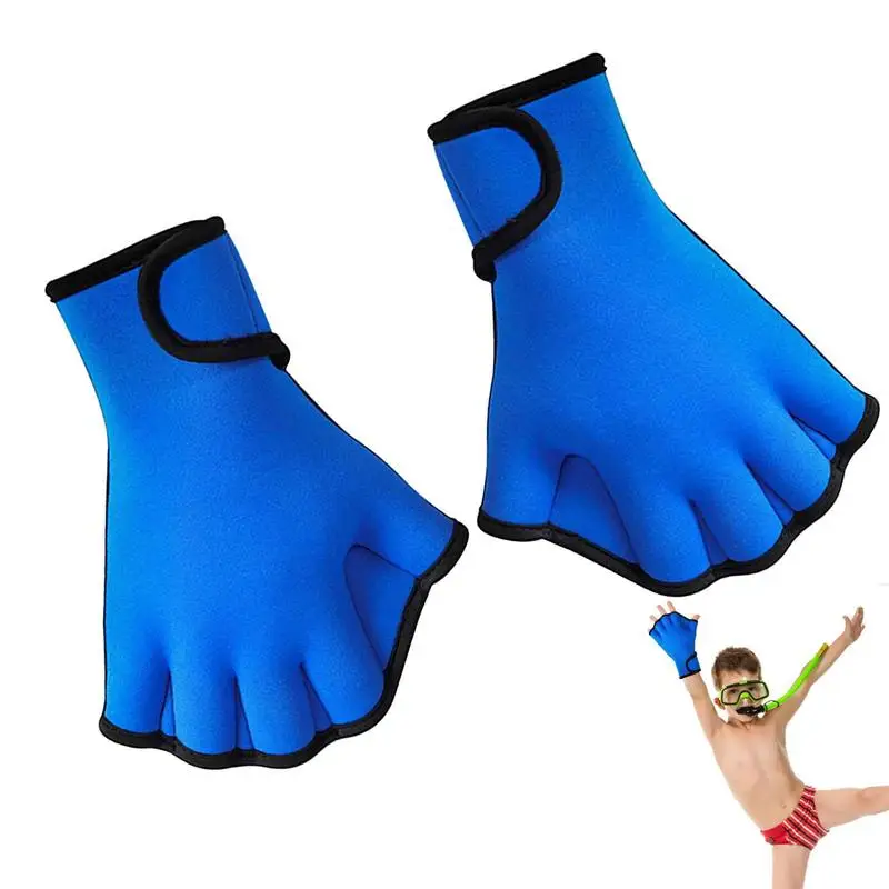 Swimming Gloves Swimming Upper Body Resistant Neoprene Gloves Water Aerobics And Swimming Resistant Training Gloves For Men