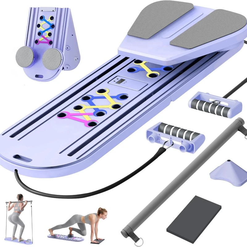 

Multifunctional abdominal plate automatic rebound abdominal wheel home auxiliary exercise abdominal muscles