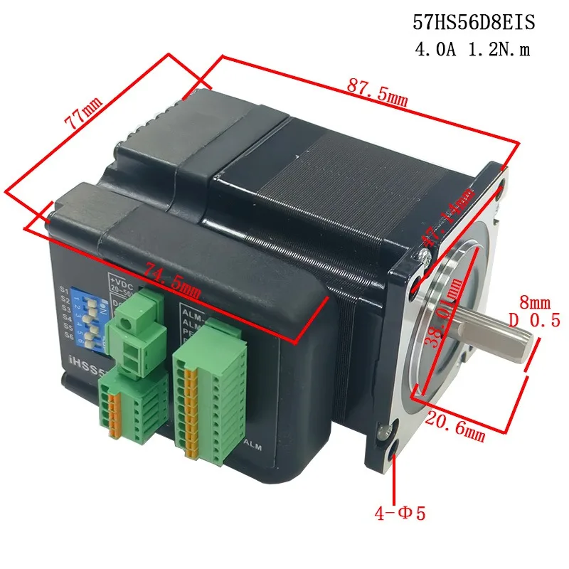2-Phase Nema 23 Integrated Closed-loop Stepper Motor With Encoder Servo Cnc Stepper Motor And Step Driver