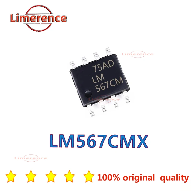 10PCS LM567CMX SOP8 LM567CM SOP LM567 LM567CN DIP-8 DIP Tone Decoder IC