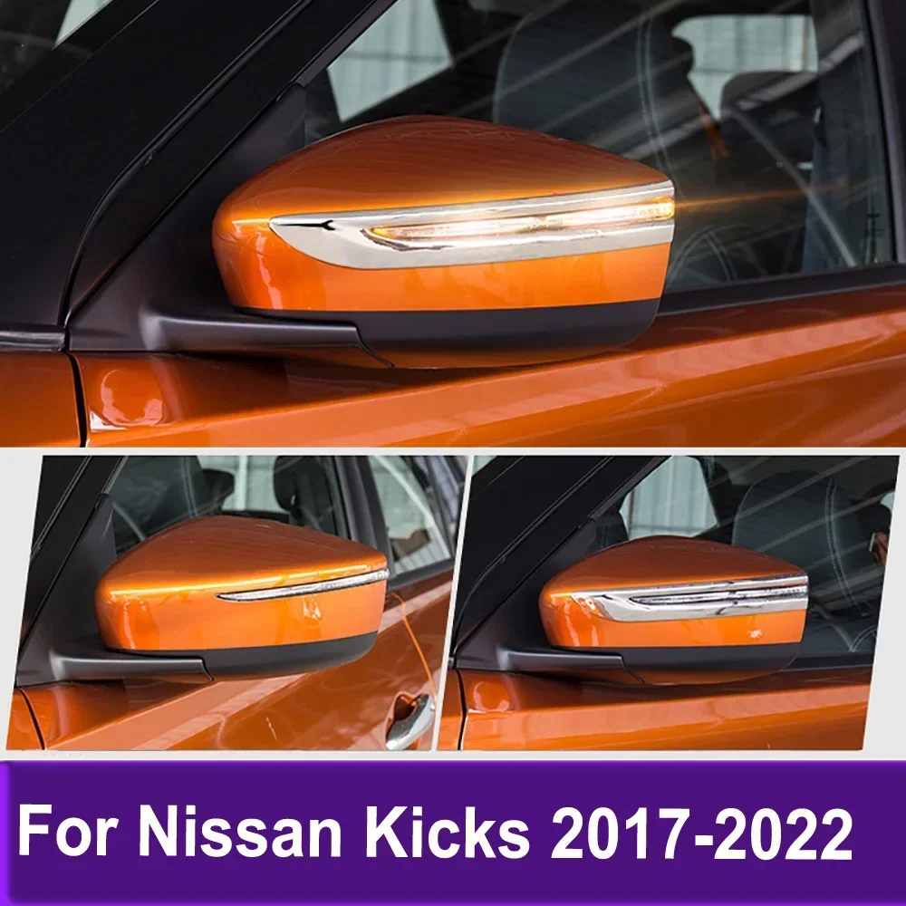 

Side Door Mirror Trim Rearview Mirrors Molding Strip For Nissan Kicks 2017 2018 2019 2020 2021 2022 Car Accessories