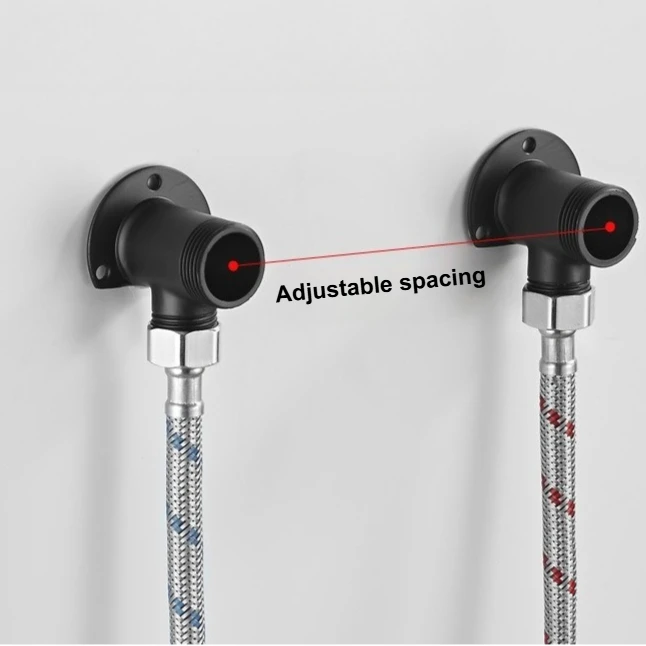 

Бытовой смеситель для ванной комнаты с фиксированным основанием, адаптер для смесителя для душа, цельномедный преобразователь интерфейса, комплект фиксированного базового комплекта, монтажный компонент