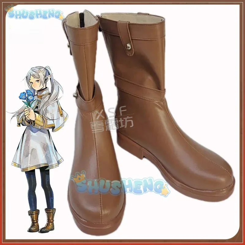 sisi 2233Frieren no Funeral Cos Frieren Cosplay Anime personagem adereço sapatos
