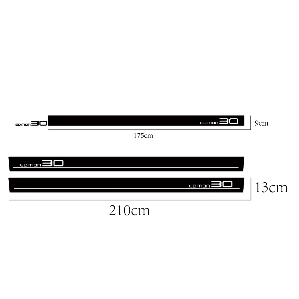 سيارة ملصق السيارات الطبعة 30 ديكور مائي ل Volkswagen VW Transporter T5 T6 شاحنة التخييم الفينيل الديكور غطاء ضبط الملحقات