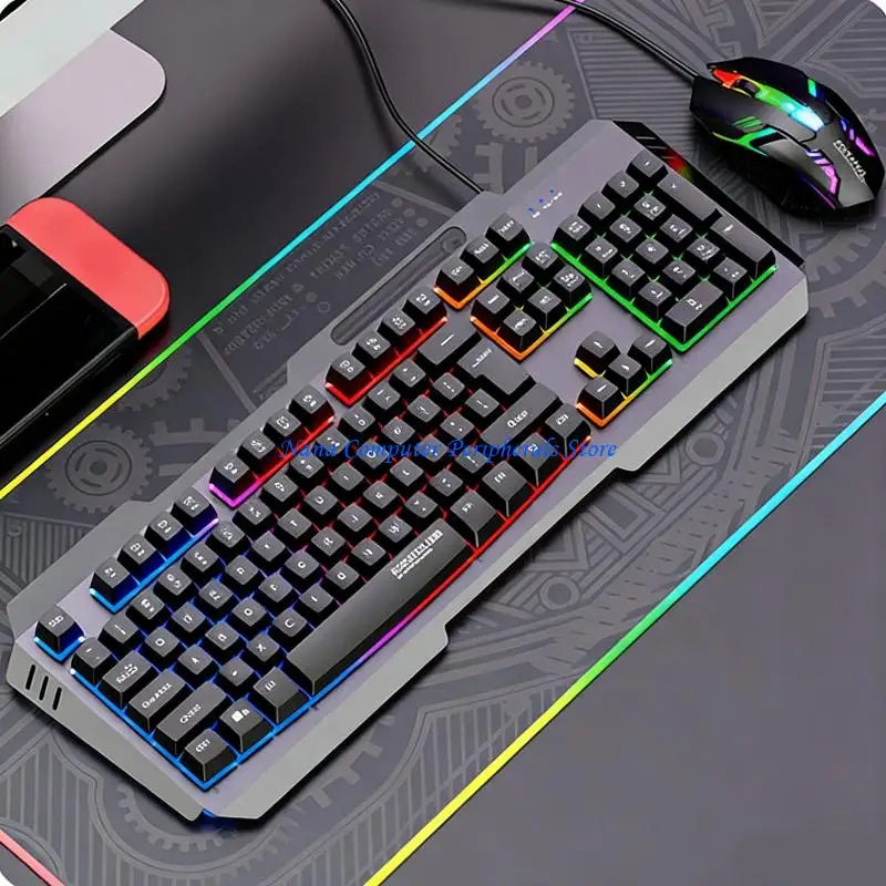 

F68C DS600 Metal Corded Keyboard With Mouse Option 1.50m Cable And Fast Response For Competitive Gaming