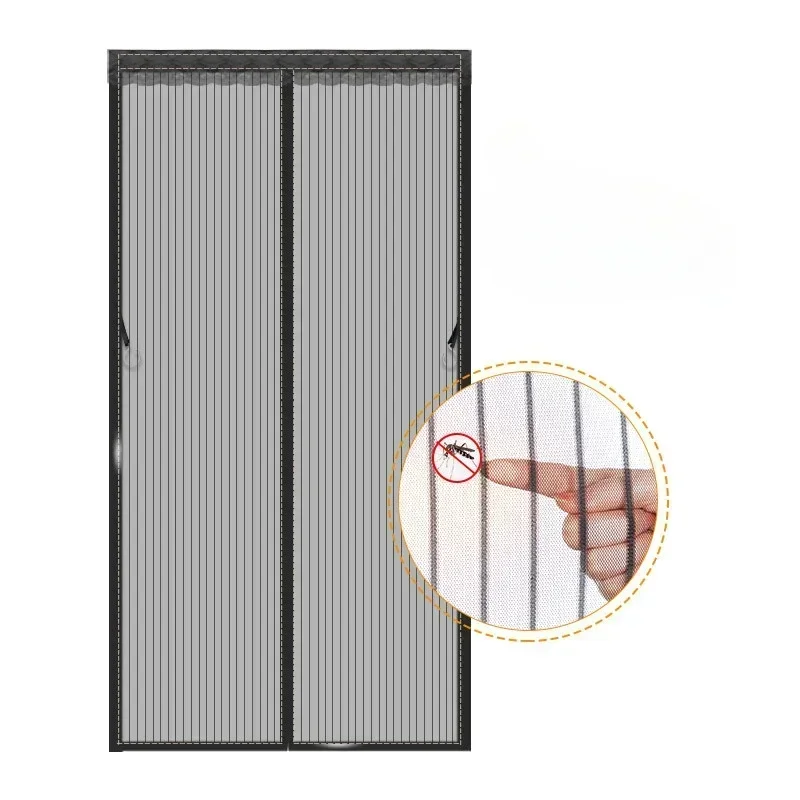 Tool-free Magnetic Mosquito Net Summer Anti Bug Fly Door Curtains Mesh Automatic Closing Door Screen Kitchen Sticker Curtain