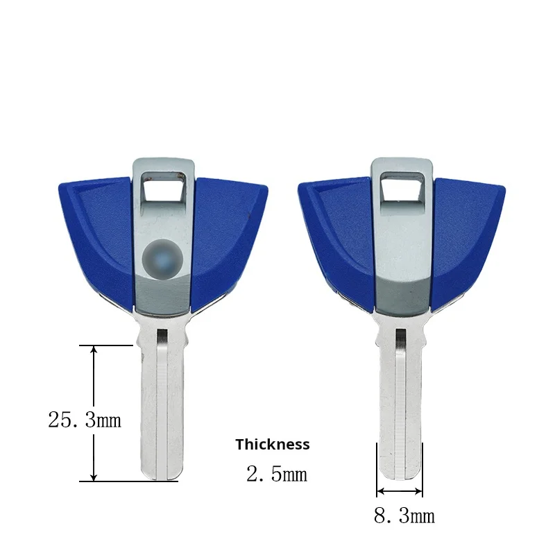 BMW motorcycle key, suitable for: BMW F650 F700 F800GS R1000RR R1200GS motorcycle key embryo(can be placed anti-theft chip).