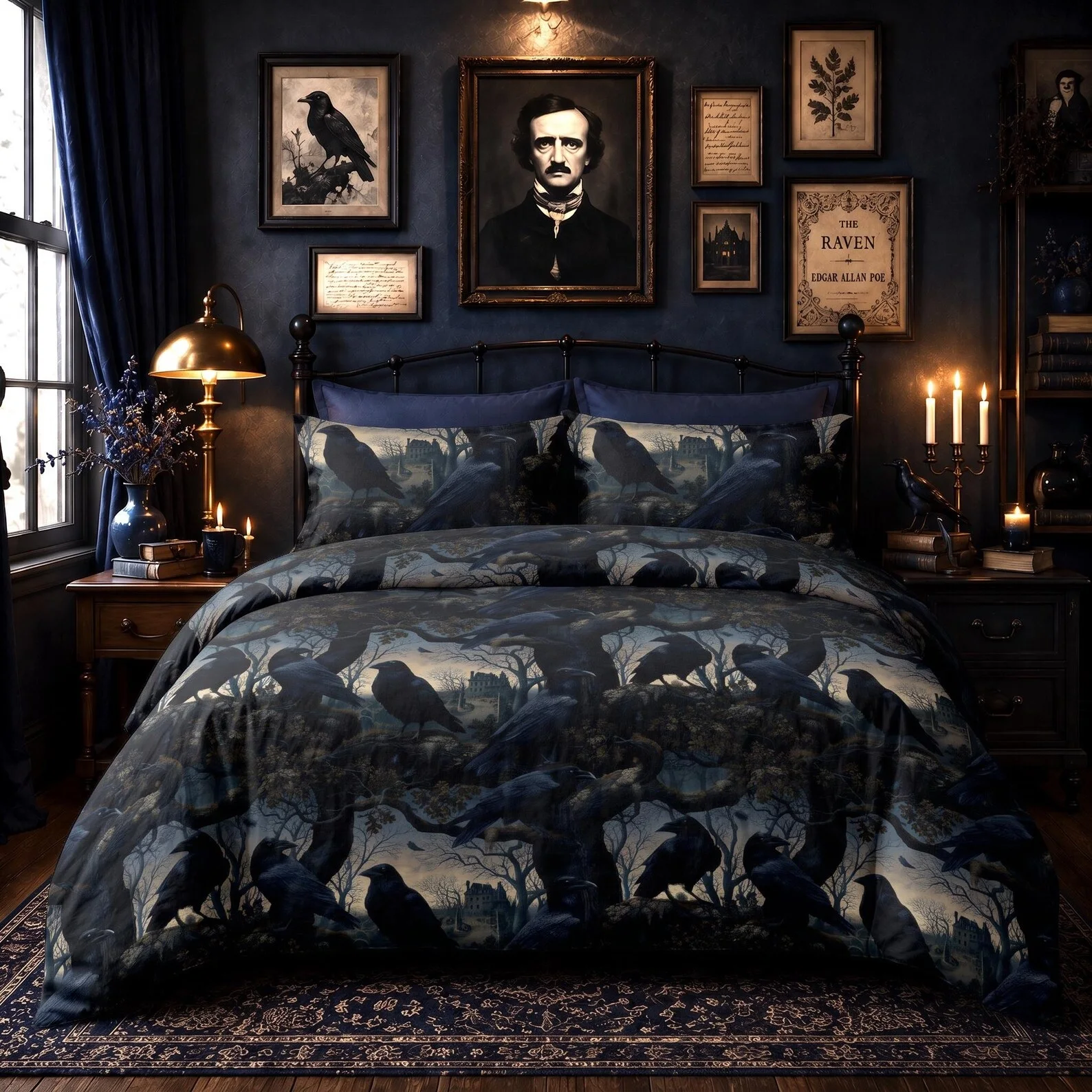 Ellen Poe Little Pub Duvet Cover Set King Queen Double Full Twin Single Size Bed Linen Set