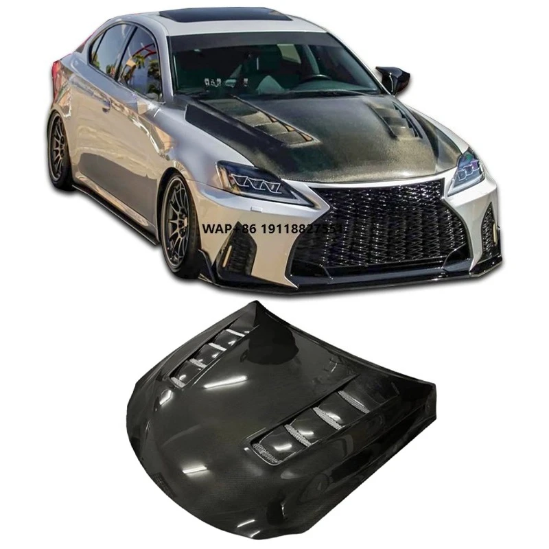 For 2006-2012  Is250 IS300 Carbon Hood SEIBON Style Front Hood IS300 Body Kit