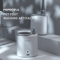 Automatic Eco-Friendly Electric Foot Cleaner Cup Silicone Paw Washer for Dogs Cats No-Wash Entryway Paw Cleaner for Teddy