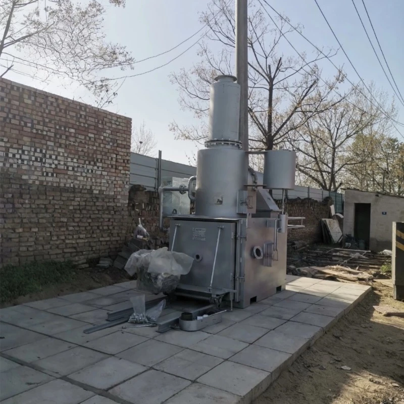 Animal Carcass Disposal Incinerator Smokeless Odorless Cremation Equipment Commercial OEM Customized