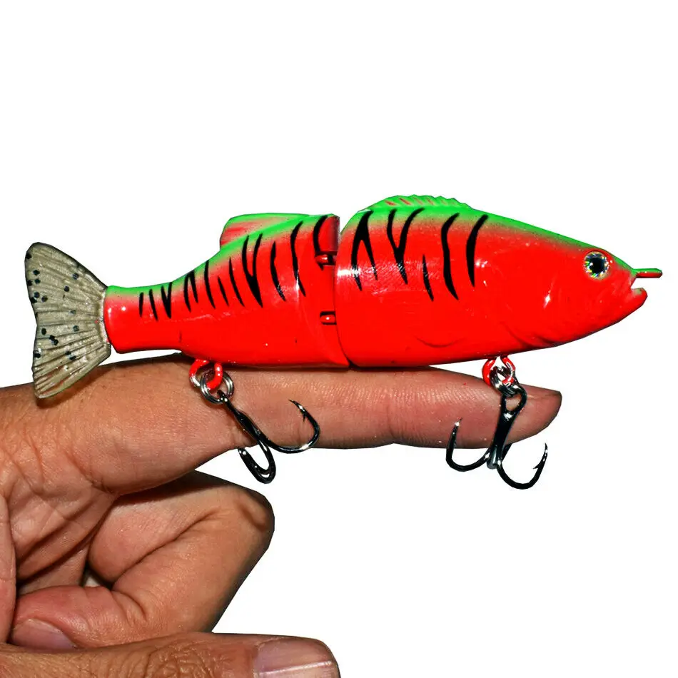 Fishing Lure 4inch Bait Swimbait Minow Fish Fishhook Crankbait Fishing Tool  Pesca Hunting