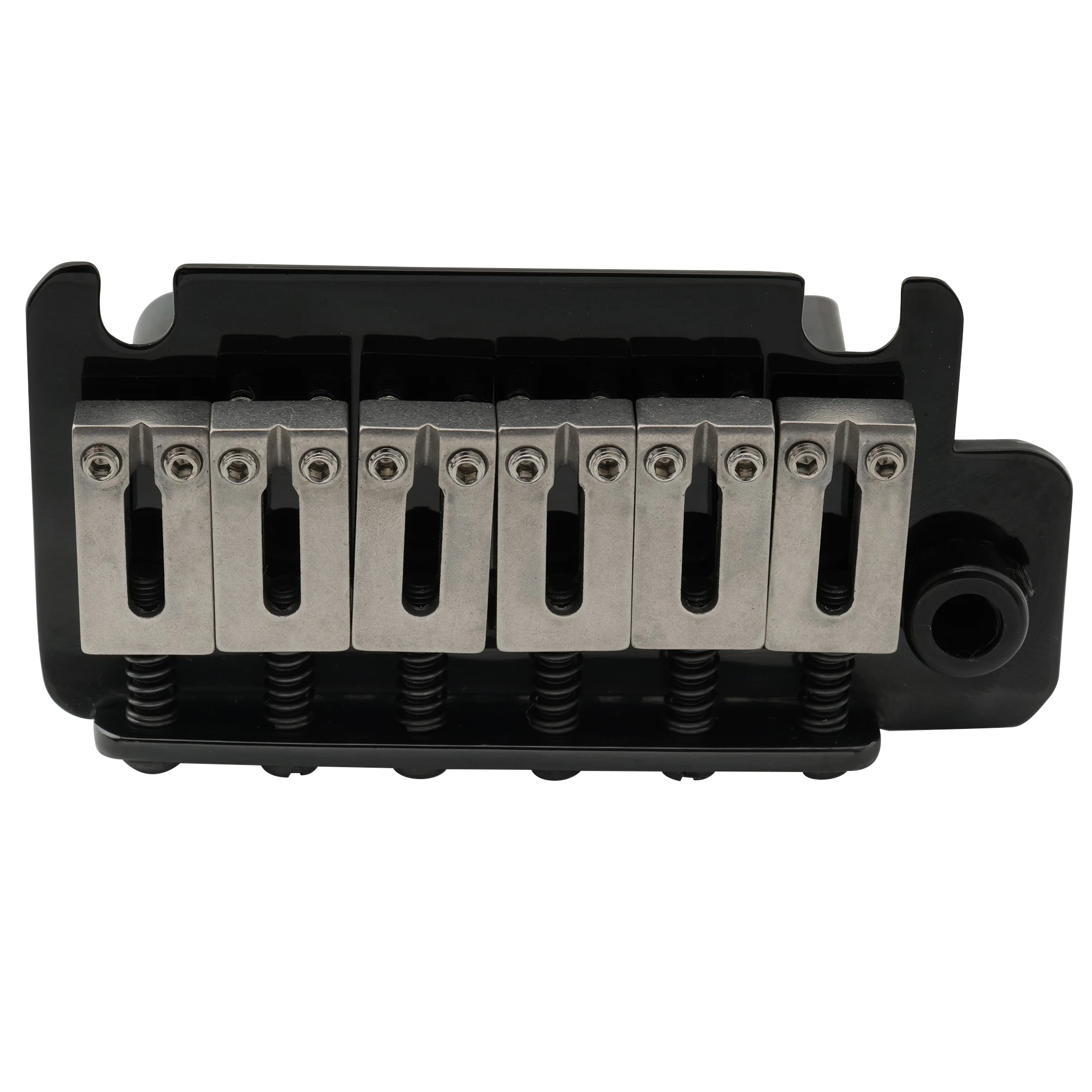 Musiclily Pro 54mm 2-Point Guitar Tremolo Bridge with Stainless Steel Saddles Full Steel Block for Japan Import ST Style Guitar